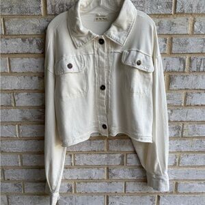 We The Free Off-White Utility Jacket